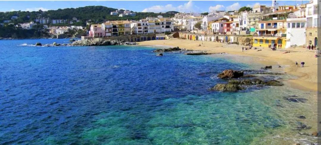 Apt con piscina en Calella de Palafrugell, parking gratuito Exterior foto
