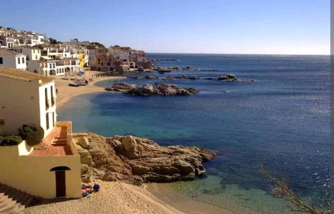 Apt con piscina en Calella de Palafrugell, parking gratuito Exterior foto
