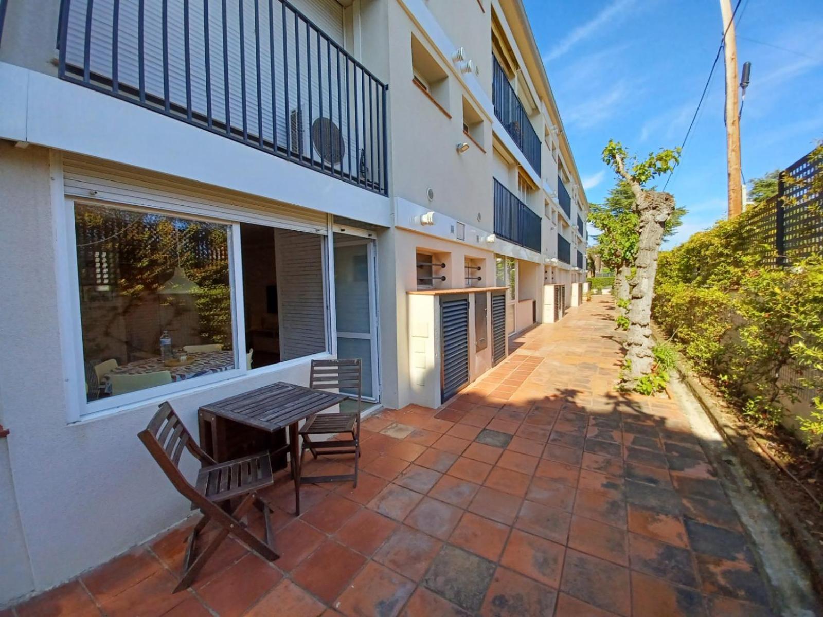 Apt con piscina en Calella de Palafrugell, parking gratuito Exterior foto